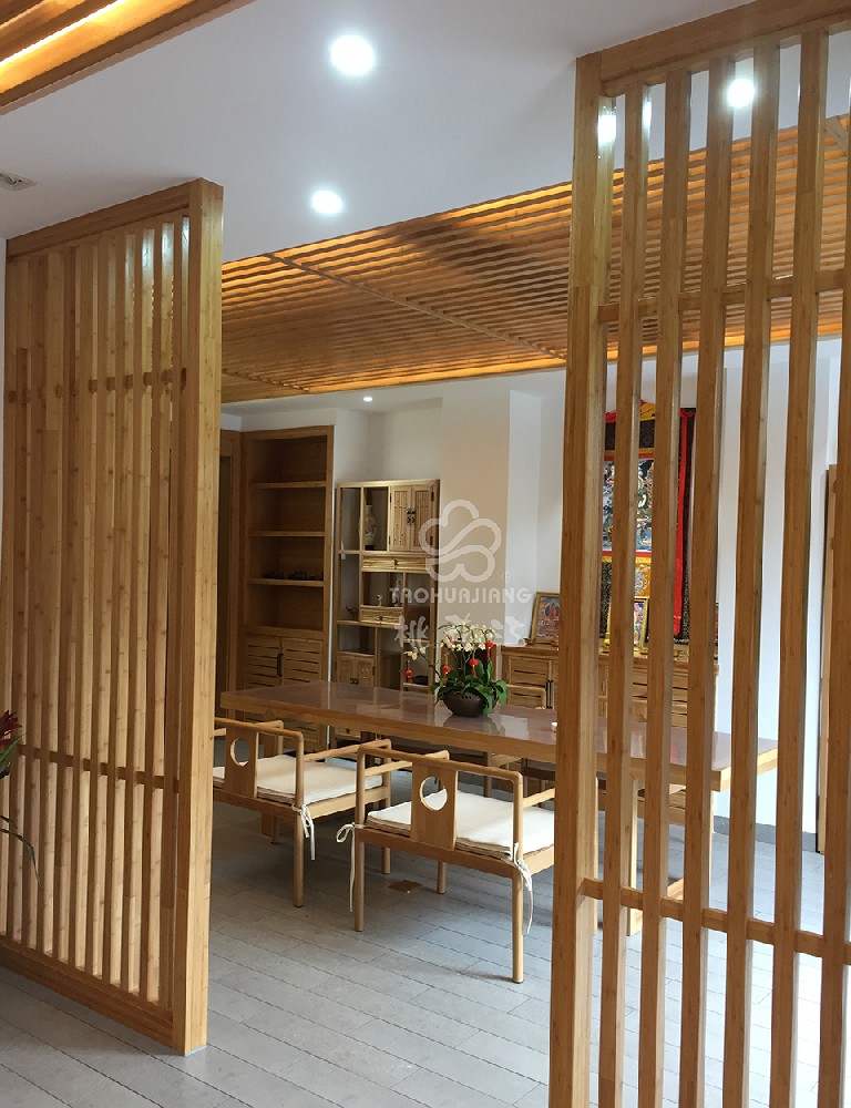 Customized Bamboo Floor Screen for Room Divider