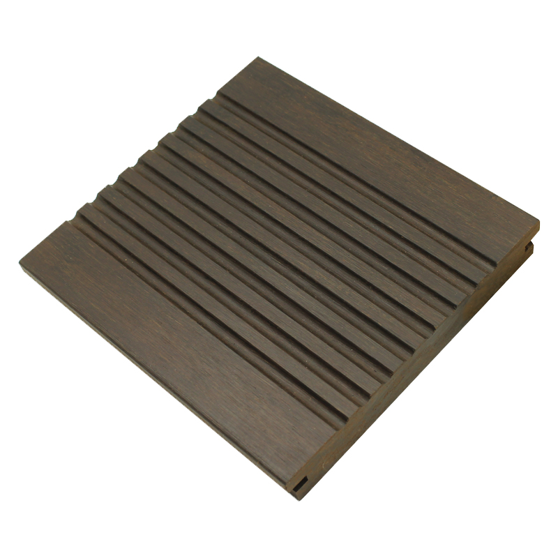 Thermal Treatment Exterior Bamboo Decking Board For Terrace / Walkway