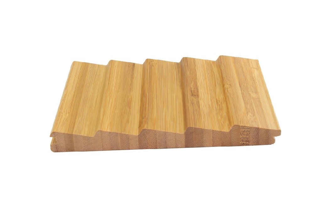 Durable Solid Bamboo Plywood , Bamboo Triangle Wall Panel