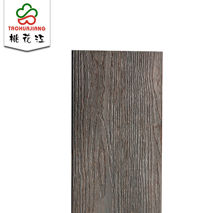 Anti-Corrosive Outdoor Wood Grain Bamboo Decking Board 18mm Thickness